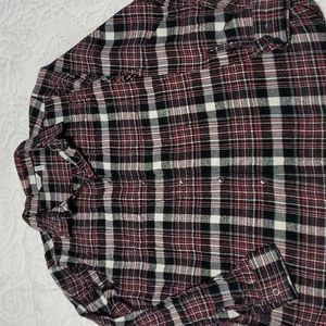 Woolrich Black/Red Plaid Flannel Shirt XL